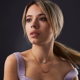 Thumbnail for your product : Fool's Gold Amethyst Triangle Curve Necklace