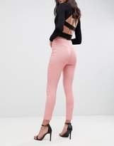 Thumbnail for your product : ASOS Design High Waist Trousers In Skinny Fit
