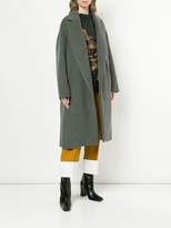 Thumbnail for your product : Enfold notched collar low button coat