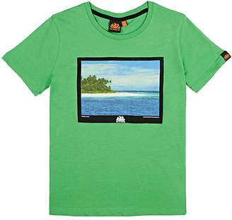 Sundek Kids' Holiday Island Graphic Cotton T-Shirt