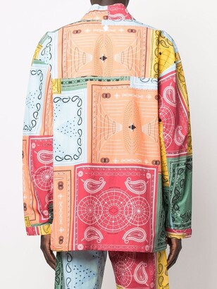 Marcelo Burlon County of Milan Bandana-Print Lightweight Jacket