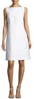 Thumbnail for your product : Lafayette 148 New York Jojo Sleeveless Fragmented Jacquard Dress, Plus Size, White
