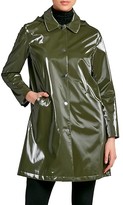 Thumbnail for your product : Jane Post Hologram Classic Three-Quarter Raincoat