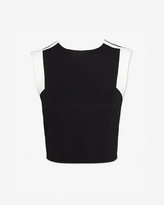 Thumbnail for your product : Torn By Ronny Kobo Pique Colorblock Crop Top
