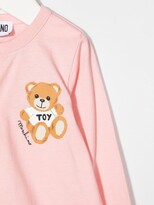 Thumbnail for your product : MOSCHINO BAMBINO Teddy Bear-Print Cotton Pajamas