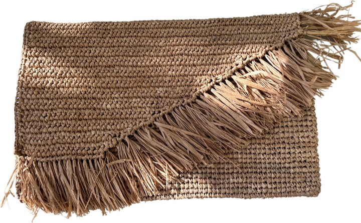 Zanatany Concepts Brown Frousse Pouch- Caramel