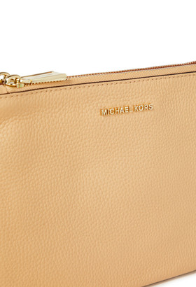 MICHAEL Michael Kors Two-tone Pebbled-leather Pouch