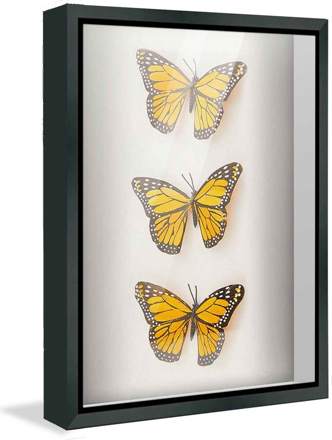 CustomPictureFrames Picture Frame with Acrylic Front and Foam Board Backing, Black