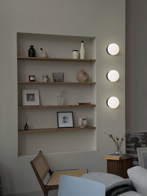 Pablo Designs Bola Sphere 6" Globe Flush Mounted Sconce