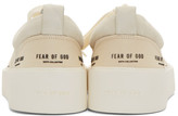 Thumbnail for your product : Fear Of God Grey and Off-White 101 Print Lace-Up Sneakers
