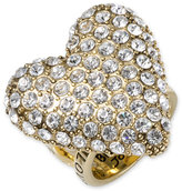 Thumbnail for your product : Betsey Johnson Pavé Heart Statement Ring