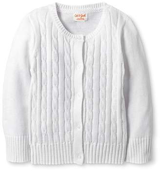 Cat & Jack Toddler Girls' Cable Knit Cardigan Sweater