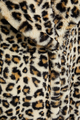 Boutique Moschino Leopard-print faux fur coat