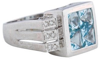 Ring Aquamarine & Diamond