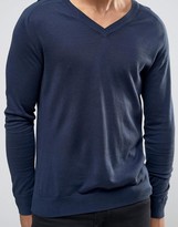 Thumbnail for your product : Sisley V-Neck Jumper In Cotton