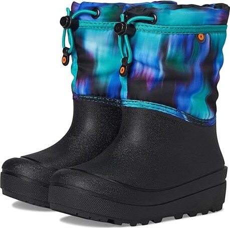 Bogs Snow Shell Boots - Northern Lights (Toddler/Little Kid/Big Kid) Kids Shoes Black : 11 Little Kid M, Synthetic