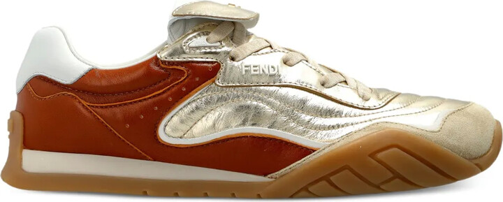 Fendi Logo-Plaque Sneakers