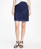 Thumbnail for your product : Brooks Brothers Cotton Eyelet Skirt