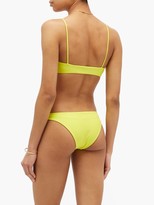 Thumbnail for your product : JADE SWIM Muse Scoop-neck Bikini Top - Light Green