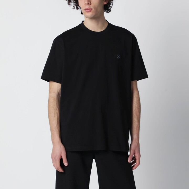 adidas Y-3 Black T-shirt with logo
