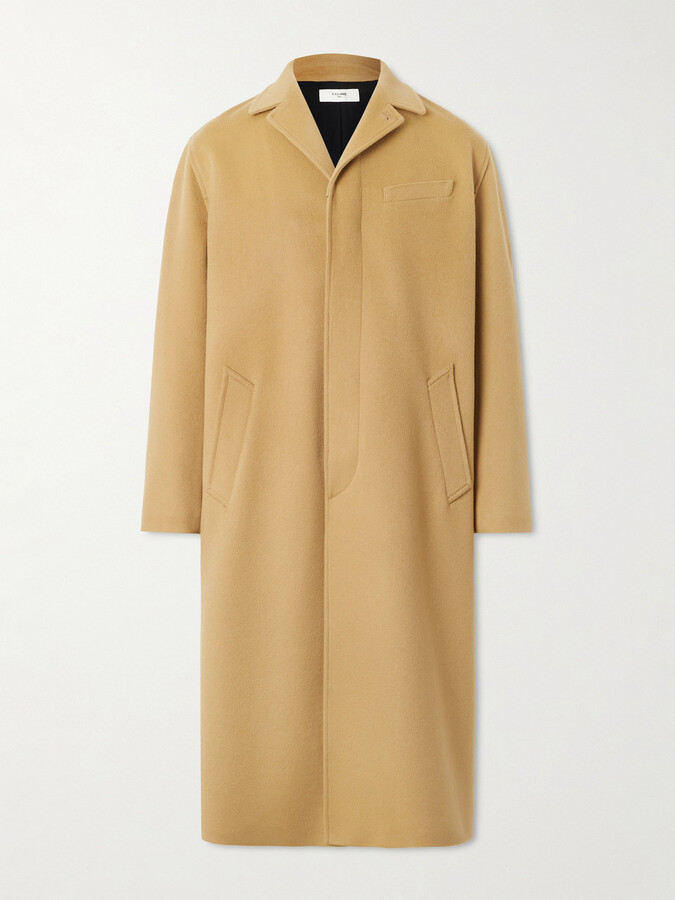 Celine Brushed Wool-Felt Coat