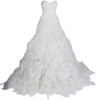 Monique Lhuillier White Cotton Dress for Women