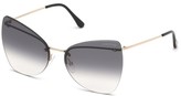 Thumbnail for your product : Tom Ford Presley 61MM Butterfly Sunglasses