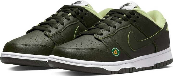 Nike Dunk Low LX sneakers in dark green - ShopStyle