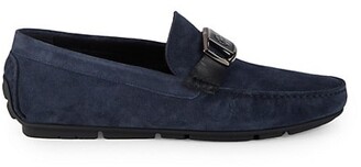 Roberto Cavalli Suede Driving Loafers - ShopStyle
