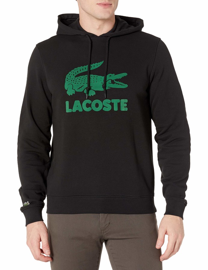 Lacoste Men/'s Graphic Sweatshirt Black