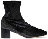 Thumbnail for your product : Repetto Black Glitter Velvet Ingrid Boots