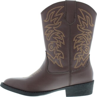 Deer Stags Little Kids Ranch Unisex Pull On Western Cowboy Boot