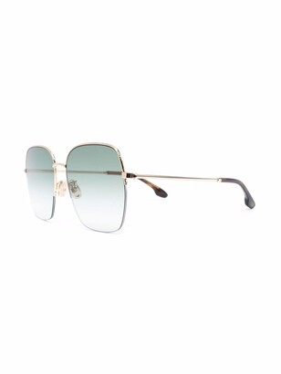Victoria Beckham Oversize Square-Frame Sunglasses