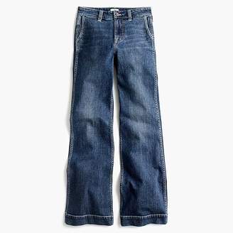 Wide-leg trouser jean in Tahoe wash