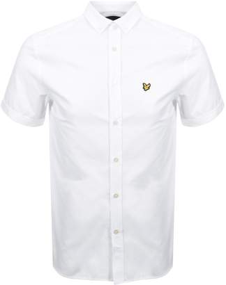 Lyle & Scott Short Sleeved Oxford Shirt White