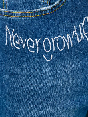 Mira Mikati embroidered jeans