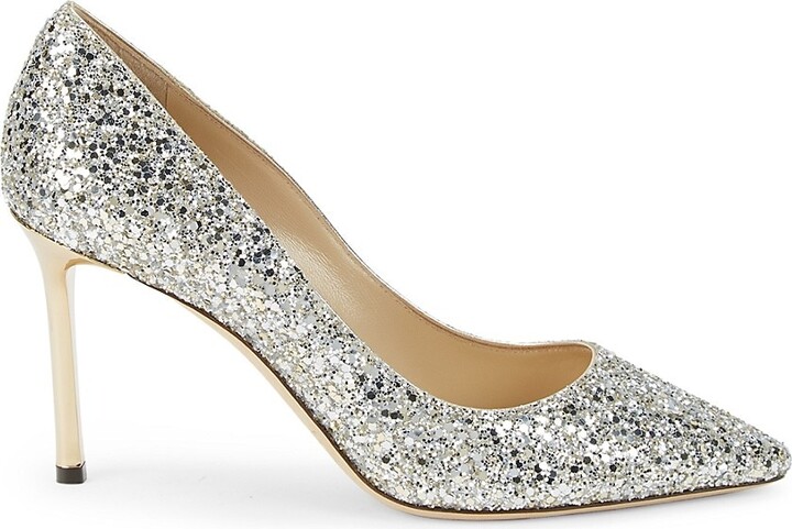 romy 100 glitter pumps