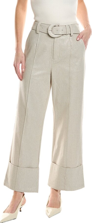 Cinq à Sept Vassi Linen-Blend Pant