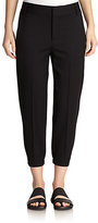 Thumbnail for your product : Helmut Lang Cropped Smoking Wool Pants