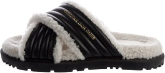 Christian Dior Leather Espadrilles Black Crossover Straps Includes Box Designer
