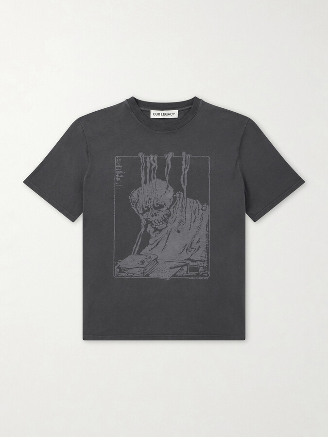 Our Legacy Printed Cotton-Jersey T-Shirt