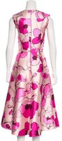 Thumbnail for your product : Oscar de la Renta Pre-Fall 2016 Floral Midi Dress