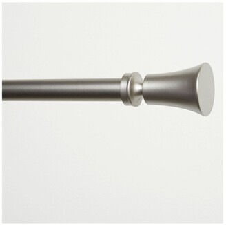 Exclusive Home Wilton 1" Window Curtain Rod and Finial Set, Adjustable 36"- 60"