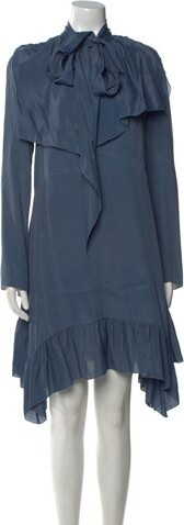 See by Chloe Mock Neck Mini Dress