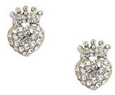 Thumbnail for your product : Girl Nation Crowned Crystal Heart Earring