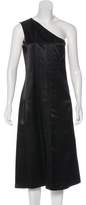 Thumbnail for your product : Celine Satin One-Shoulder Dress w/ Tags