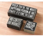 Thumbnail for your product : PRIMITIVES BY KATHY 'Time to Leave' Box Sign