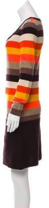 Sonia Rykiel Sonia by Striped Wool Dress