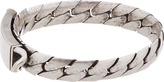 Thumbnail for your product : Maison Martin Margiela 7812 Maison Martin Margiela Silver Curb Chain I.D. Bracelet