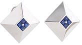 Thumbnail for your product : Chopard Blue Sapphire and Diamond Earrings